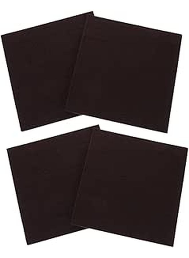 64 Pcs Self Adhesive Square Felt Furniture Pads Cuttable Chair Leg Protectors For Hardwood Floor Scratch Prevention - Image 1