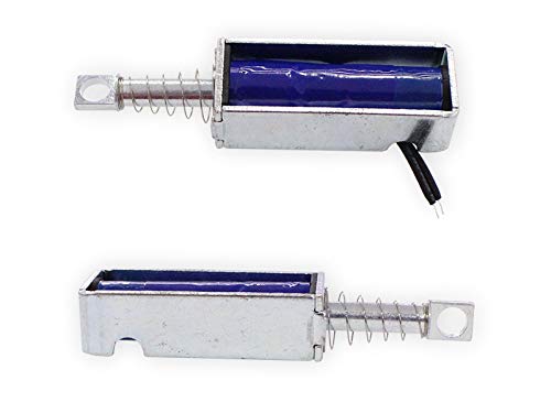 MEETOOT Rectangular Sucker Electromagnet 5V 10N Push Pull Type Electric Electromagnet Solenoid Frame Electromagnet for Electromagnetic Lock Solenoid Valve - Image 5