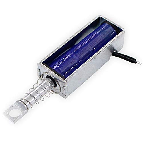 MEETOOT Rectangular Sucker Electromagnet 5V 10N Push Pull Type Electric Electromagnet Solenoid Frame Electromagnet for Electromagnetic Lock Solenoid Valve - Image 1