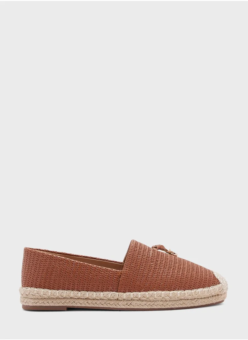 ELLA Tassel Detail Quilted Espadrille