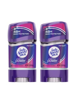 Lady Speed Stick Lady Speed Stick 48HR Antiperspirant Deodorant Gel Fresh Fusion 2.30 oz (Pack of 2)  - Image 1