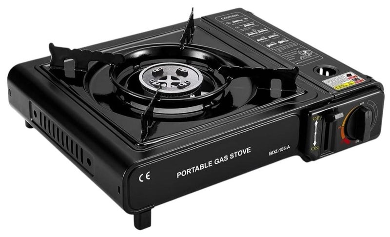 Portable camping stove and mono-stove stove and light weight and practical for trips, picnics and parties and portable cooker One eye cooker portable in its new form works by gas or the regular butane gas pipe A gas cooker that is moved everywhere for trips, companies, housing, home, travel, Hajj, Umrah and camps for people who love camping It is also very nice in the summer resorts in apartments and chalets Portable cooker - Image 1