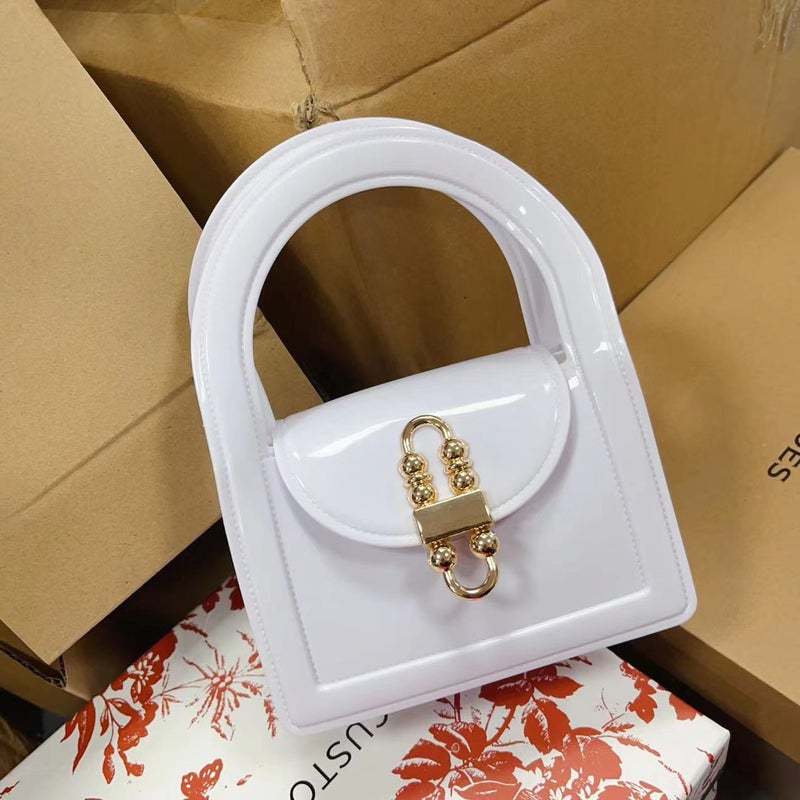 2025 Spring And Jelly Bag Mini Bag Fashion Trend Children'S Bag Casual And Easiest For Match Diagonal Chain Women'S Bag - Image 1