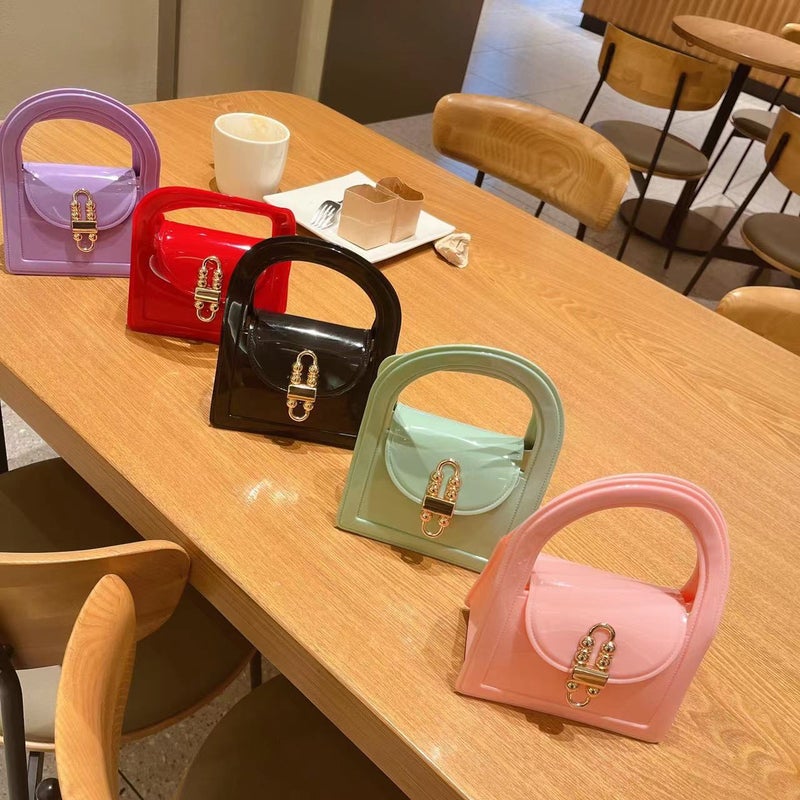 2025 Spring And Jelly Bag Mini Bag Fashion Trend Children'S Bag Casual And Easiest For Match Diagonal Chain Women'S Bag - Image 3