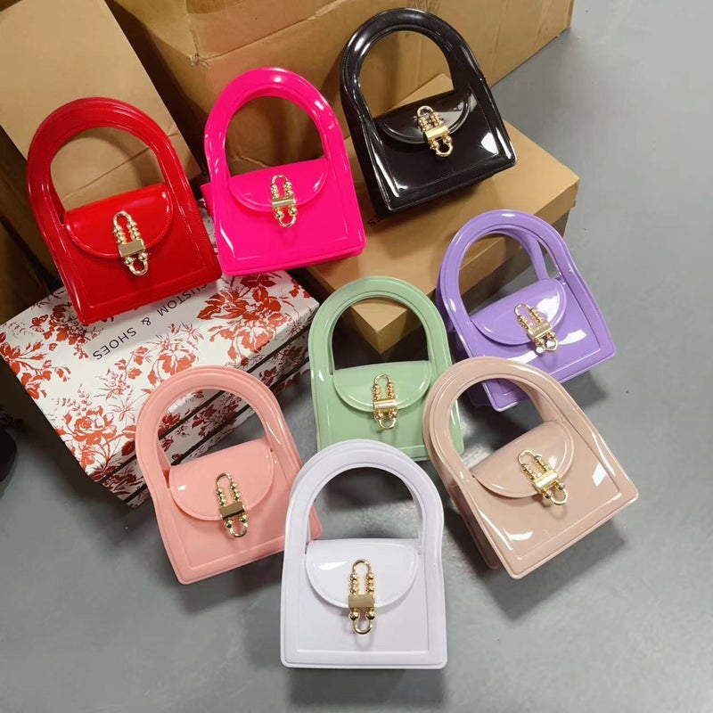 2025 Spring And Jelly Bag Mini Bag Fashion Trend Children'S Bag Casual And Easiest For Match Diagonal Chain Women'S Bag - Image 2