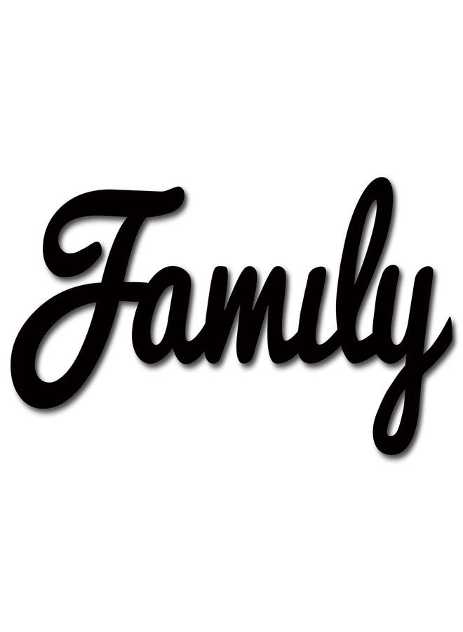 لوحة خشبية جدارية تحمل اسم عائلة CREATCABIN، حروف مقطوعة بالليزر، غير مكتملة التشطيب، إكسسوارات ديكور ريفية لغرفة المعيشة، باب المنزل، شرفة المنزل الريفي، غرفة النوم، مقاس 11.8 × 5.47 بوصة، لون أسود - Image 1