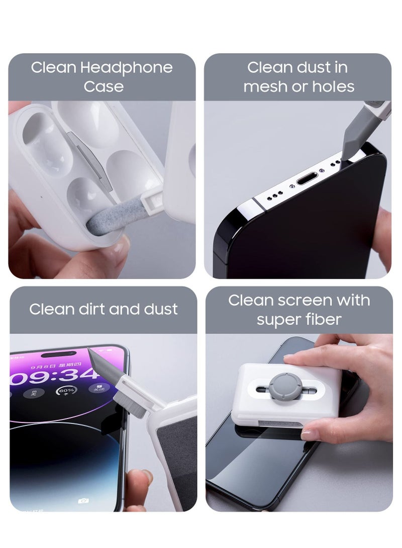 SYOSI 6-in-1 Keyboard Cleaner Laptop Screen Cleaner Electronic Cleaner Kit with Soft Keyboard Brush Keycap Puller for Airpod Laptop PC Monitor TV Earbud Phone Computer - Image 4