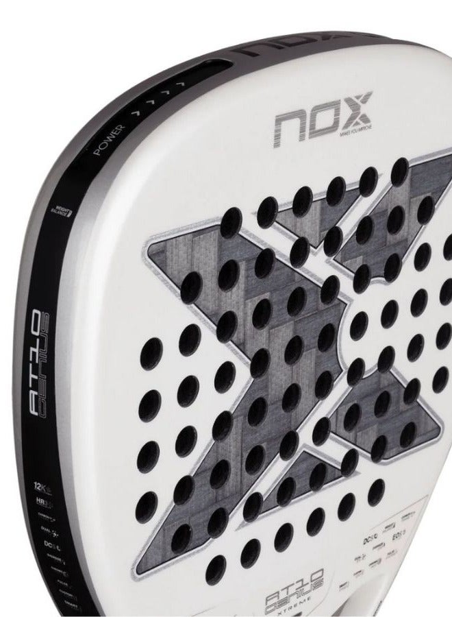 نوكس NOX AT10 Luxury GENIUS ATTACK 12K Alum Xtrem 2026 Agustin Tapia Padel Racket - Image 4
