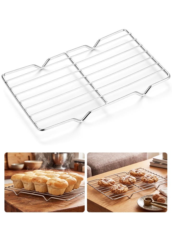 Stainless Steel Rectangle Baking Cooling Roasting Wire Rack - Image 1