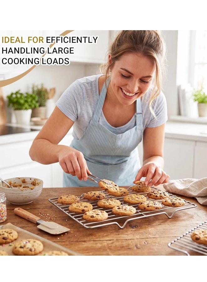 Stainless Steel Rectangle Baking Cooling Roasting Wire Rack - Image 5