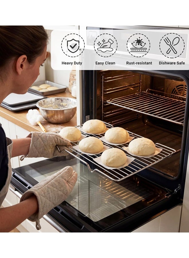 Stainless Steel Rectangle Baking Cooling Roasting Wire Rack - Image 4