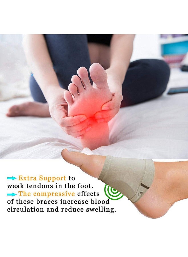 Cenizas Cenizas Unisex Flat Arch Support Socks Sleeves Pad - For Foot Pain Relief/For Flat Feet - Image 4