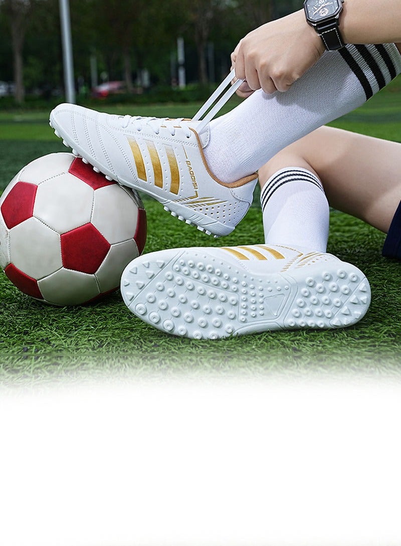 New Low Top wear-resistant Synthetic Lace Up Anti slip Football Shoes Sneakers  - Image 4