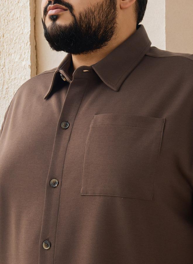 سبلاش فيڤ قميص مقاس كبير بقصة عادية - Image 4