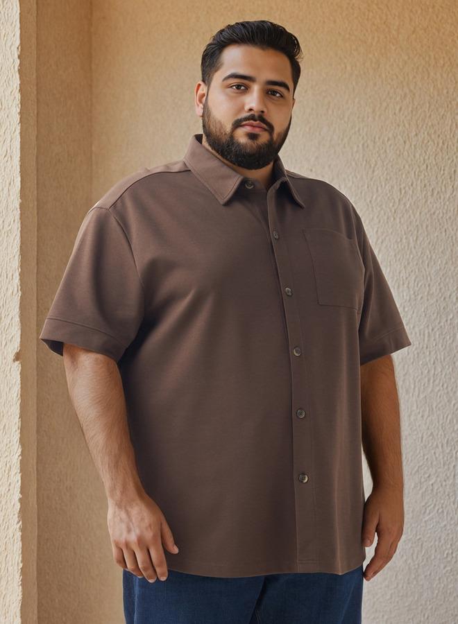 سبلاش فيڤ قميص مقاس كبير بقصة عادية - Image 1