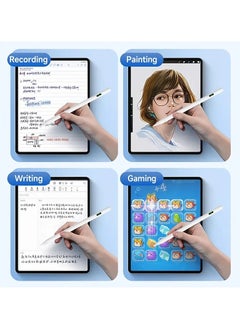 MMG Magnetic Stylus Pen For iPad Pro 32.77cm / 27.94cm / 25.91cm / Mini / Air (5Th/4Th Gen) - Rechargeable, Palm Rejection Active Capacitive Pencil With Magnetic Attachment  - Image 5