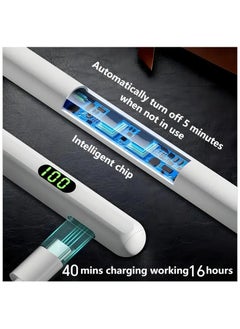 MMG Magnetic Stylus Pen For iPad Pro 32.77cm / 27.94cm / 25.91cm / Mini / Air (5Th/4Th Gen) - Rechargeable, Palm Rejection Active Capacitive Pencil With Magnetic Attachment  - Image 3