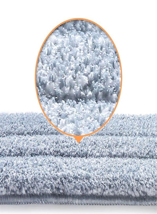 Rinakou 10 Pack 13 * 4.9" Generic Mop Pads Mop Head Refill Washable Wet/Dry Mops Flat Compatible with Most 11-13" Hook and Loop (Velcro) Flat Mops.System Floor Care System (10 Pack 13 * 4.9") - Image 4