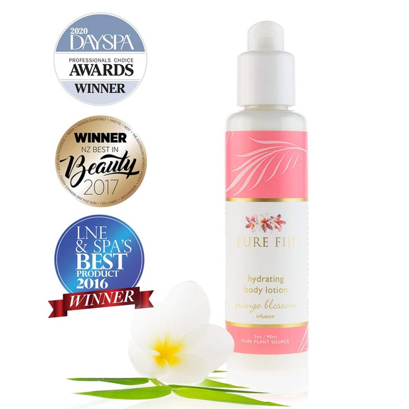 PURE FIJI Body Lotion Hydrating Moisturizing Lotion for Dry Skin with Coconut Milk and Vitamin E Organic Body Lotion For Women and Men Orange Blossom Scent 3 oz - Image 2