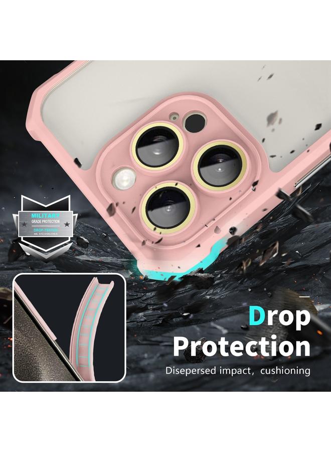 S-TOP Case For iPhone 16 Shockproof Acrylic Phone Case with Lens Glass Film - Image 4