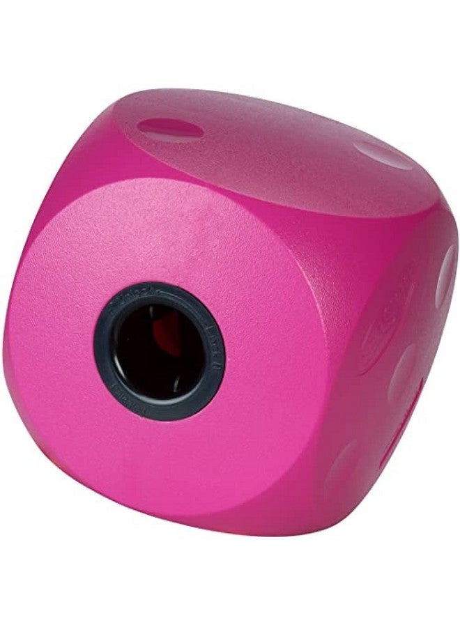 KRUUSE Kruuse Buster Mini Cube Feeder, Cherry - Dog Puzzle Toy, Treat Dispenser, Mental Stimulation, Small Breeds  - Image 1