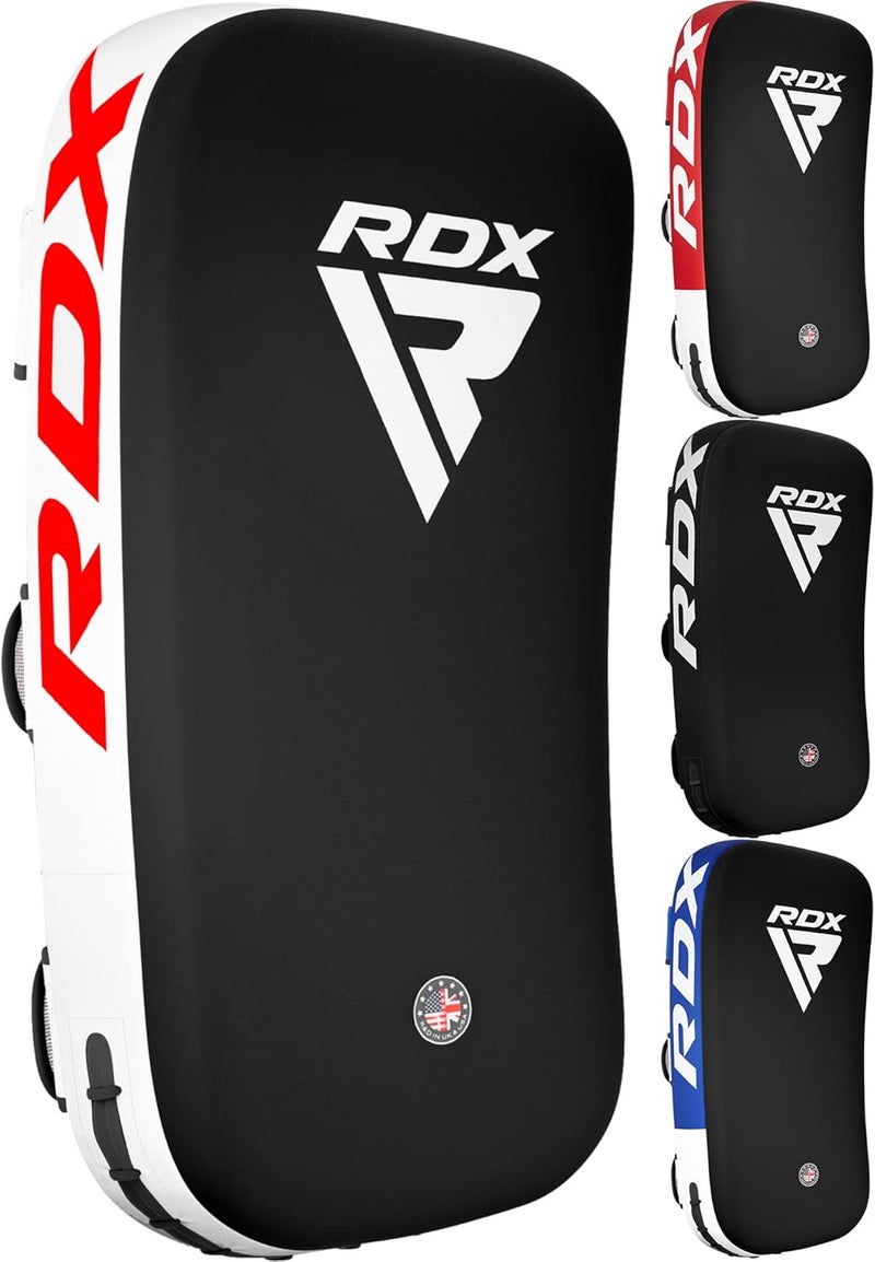 Rdx Muay Thai Pad for Training, Curved Kickboxing Kicking Strike Shield, Coaching Kick Boxing, MMA, Martial Arts, Karate, Taekwondo, Punching, Foot, Knee and Elbow Target (One Pad Only) - Image 1