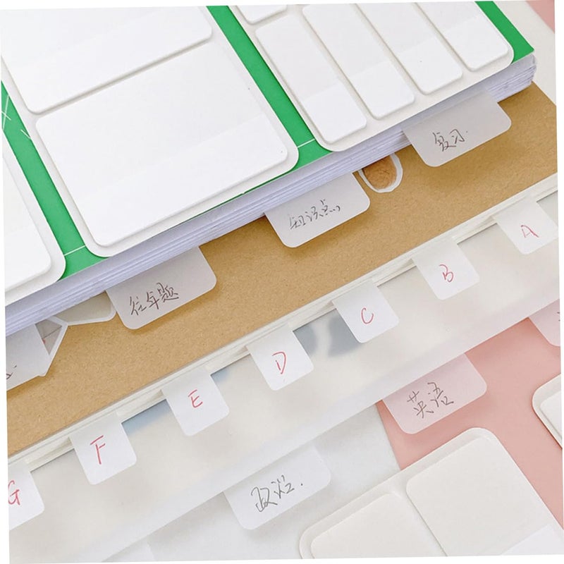 5 Pack of 1400 Sticky Index Tabs Portable Reading Strips for Book Highlighting Office Study - Image 5