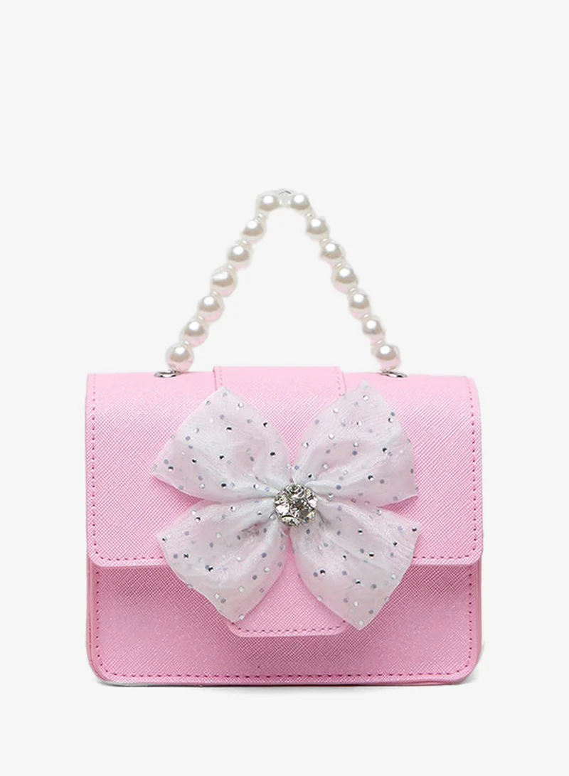 أر أند بي Bow Detail Top Handle Bag