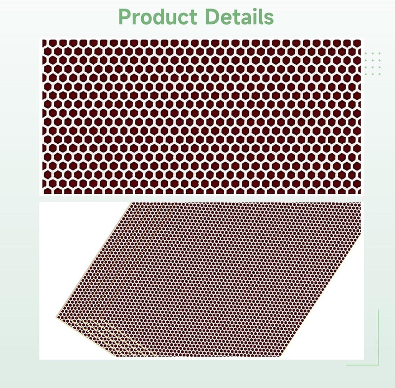 5 Sheets Self-Adhesive Match Strike Paper, Rectangular 11.8 X 7.9 Inches, Cuttable For Match Holders, Reddish Brown, Easy To Apply - Image 5