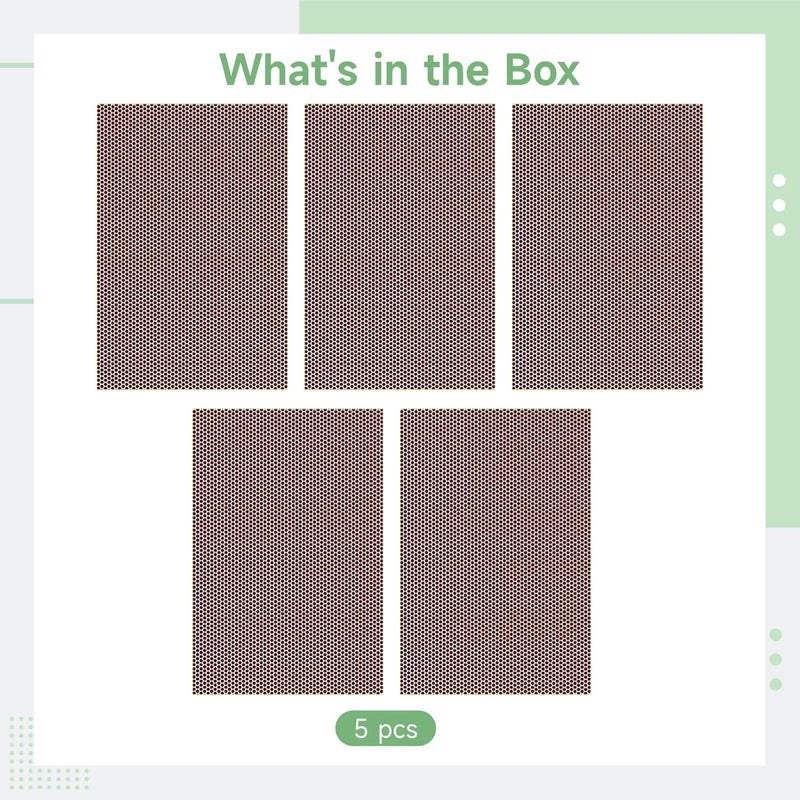 5 Sheets Self-Adhesive Match Strike Paper, Rectangular 11.8 X 7.9 Inches, Cuttable For Match Holders, Reddish Brown, Easy To Apply - Image 2