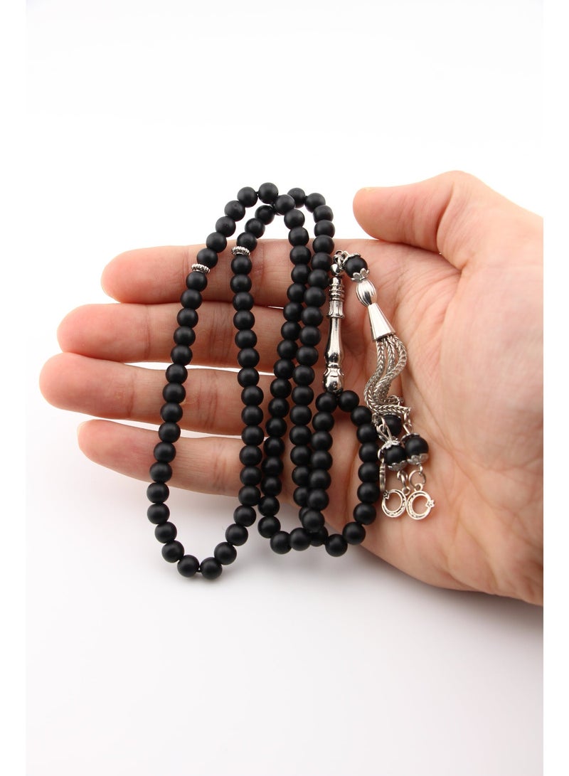 Kamins Collection 12-pcs Matte Black Onyx Tasbih 99 Beads - Image 4