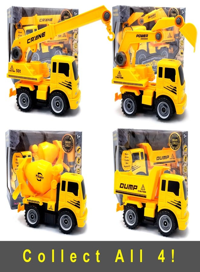 MUKIKIM Construct A Truck - Dump. Take it Apart & Put it Back Together + Friction Powered(2-Toys-in-1!) Awesome Award Winning Toy That Encourages Creativity! … - Image 5