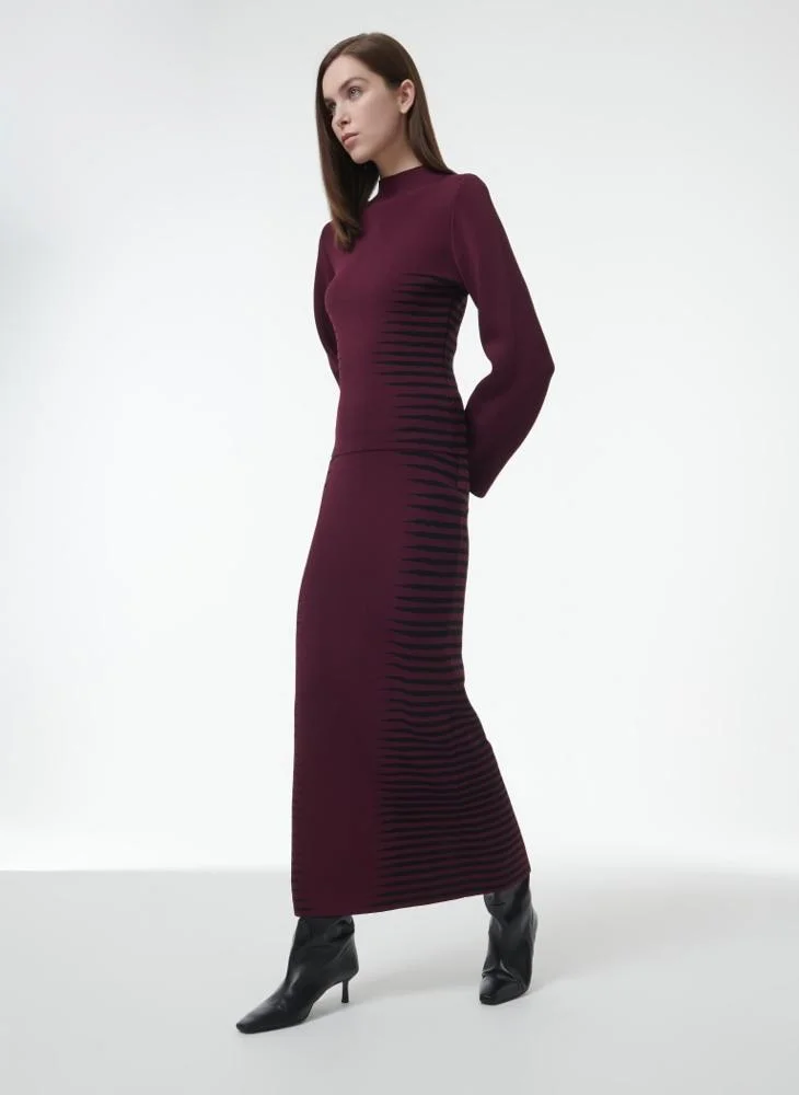 Leem Jacquard Pencil Skirt