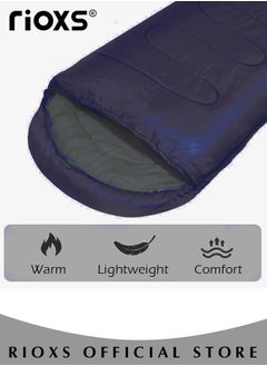 RIOXS Outdoor Camping Envelope Sleeping Bag Thickened Camping Sleeping Bag for Backpacking Hiking Nature Hiking Camping Mountaineering  - Image 3