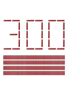 Dart Zone 300-Count Red Diamond Chili Universal Foam Dart Refill Box, Toy Foam Dart Blaster Refills With 300 High-Performance Red Darts  - Image 1