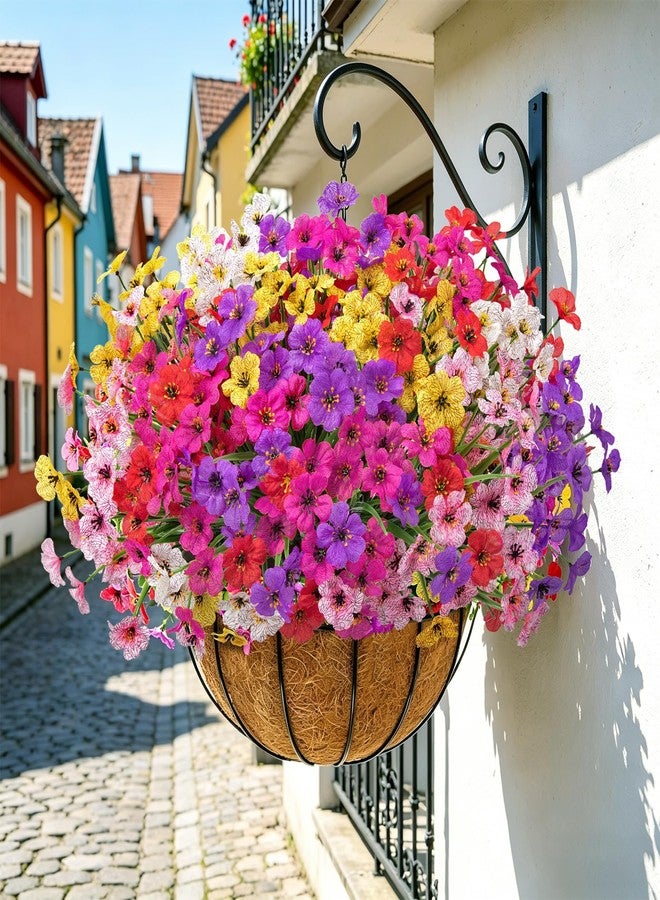 Roberly 24 Bundles Artificial Flowers for Outdoors UV Resistant Silk Fake Flowers Faux Plastic Plants for Porch Garden Window Box Indoor Outdoor Spring Summer Home Farmhouse Decor, Multicolor - Image 5