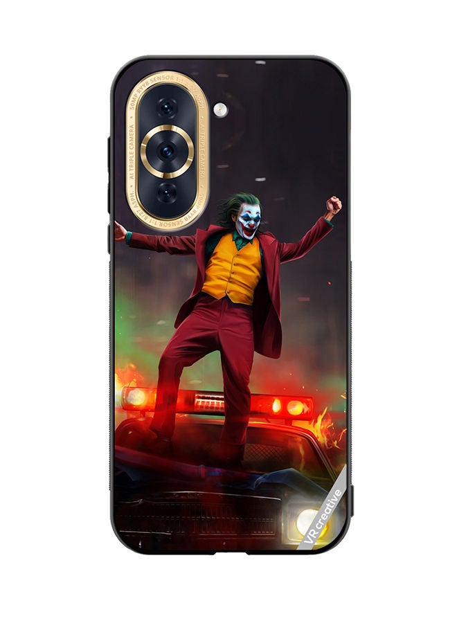 VR CREATIVE Protective Case Cover For Huawei Nova 10 Joker Over A Car With His Evil Laugh Design Multicolour - Image 1