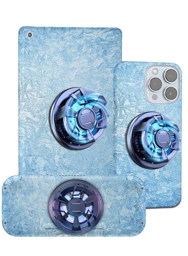 Semiconductor Refrigeration Phone Gaming Cooler Fan [Magnetic Suction Design] For iPhone/iPad/Tablet/Switch/Phone Radiator Portable - MagSafe Compatible - Image 1