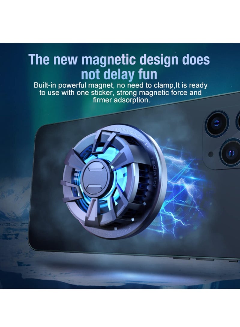 Semiconductor Refrigeration Phone Gaming Cooler Fan [Magnetic Suction Design] For iPhone/iPad/Tablet/Switch/Phone Radiator Portable - MagSafe Compatible - Image 4