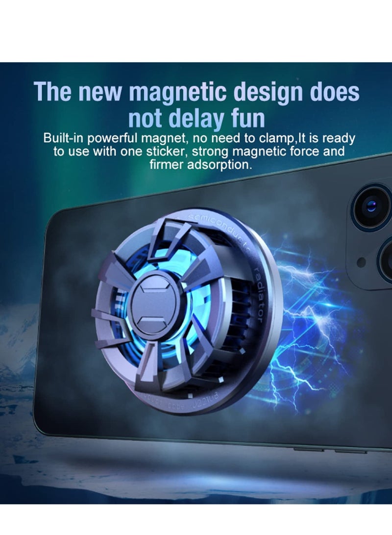Semiconductor Refrigeration Phone Gaming Cooler Fan [Magnetic Suction Design] For iPhone/iPad/Tablet/Switch/Phone Radiator Portable - MagSafe Compatible - Image 3