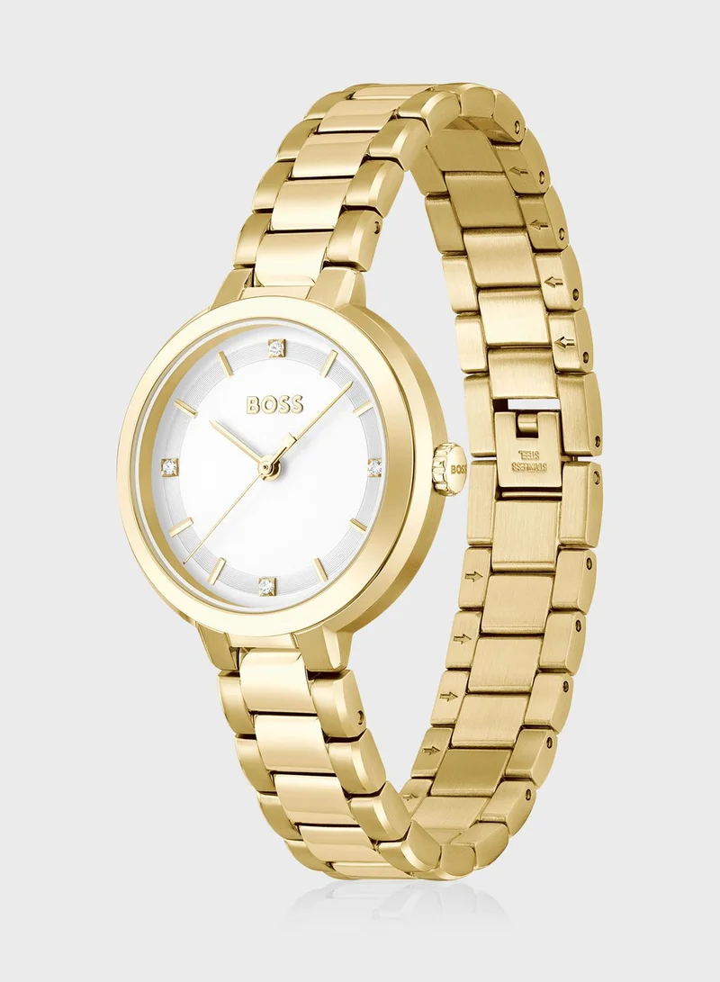 BOSS Steel Strap Analog Watch