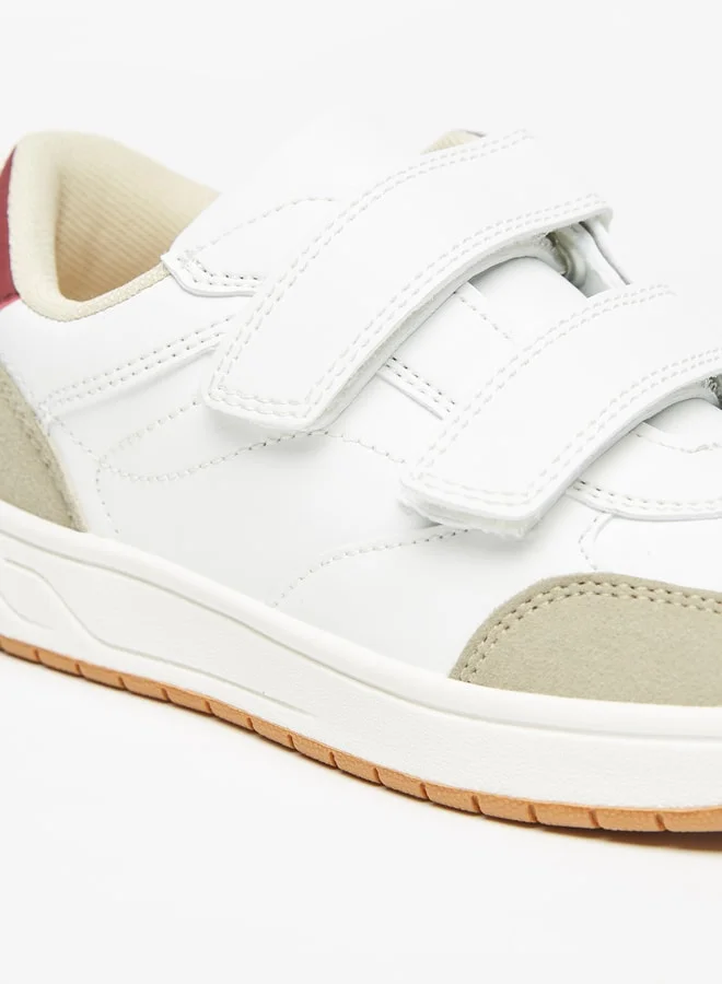LBL by Shoexpress Boy's Colourblock Casual Sneakers Shoes With Hook And Loop Closure