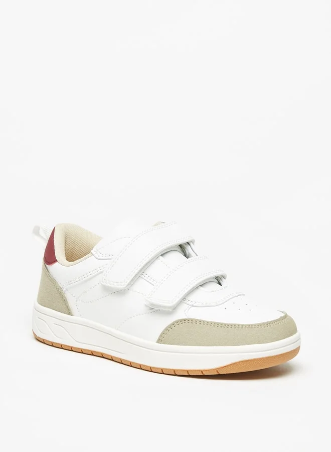 LBL by Shoexpress Boy's Colourblock Casual Sneakers Shoes With Hook And Loop Closure