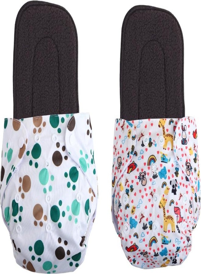 Kogar Print Reusable Cloth Diapers + Insert Pad Washable 100% Absorption 0-3 Yr) - Image 1