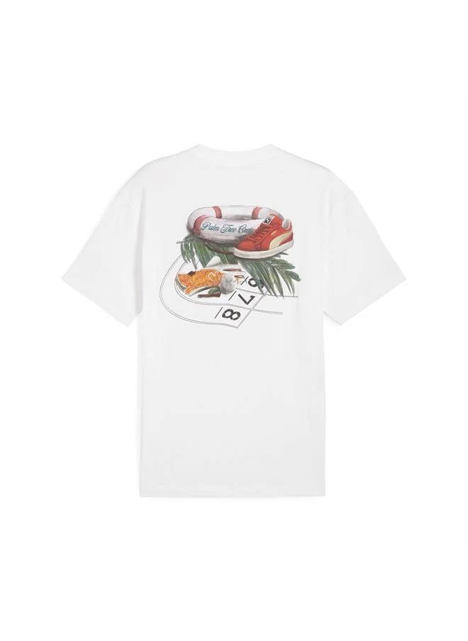 Puma PUMA White x PALM TREE CREW Graphic Tee Men for Men | Best Price UAE