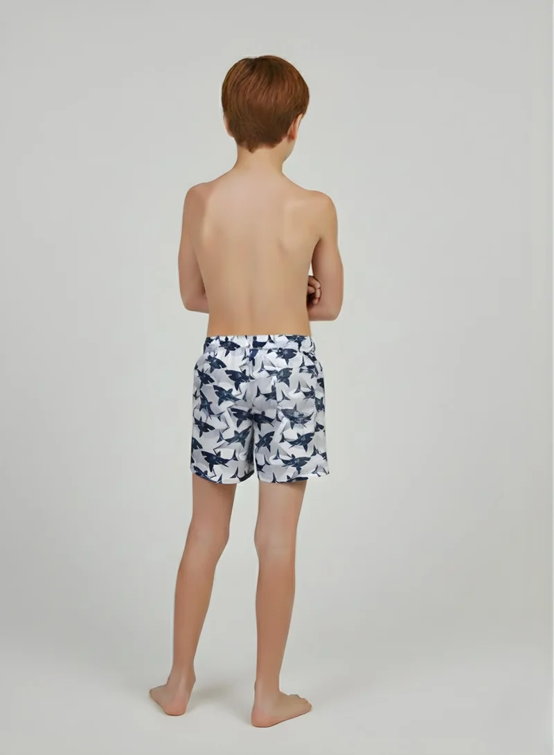 جاست نيتشر جفاف سريع فاخر - شورت ملك القرش للأولاد