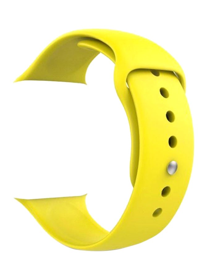 Beauenty Silicone Strap For Apple Watch Nike + Series 4/5 Yellow