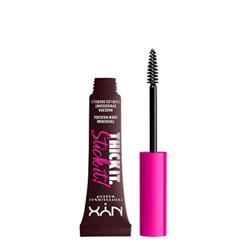 NYX Professional Makeup Thick It. Stick It! Brow Mascara, Tints & Thickens with 16hr Wear, Espresso - Image 1