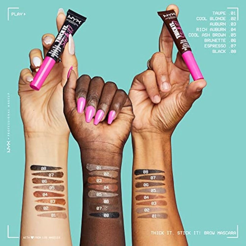 NYX Professional Makeup Thick It. Stick It! Brow Mascara, Tints & Thickens with 16hr Wear, Espresso - Image 5