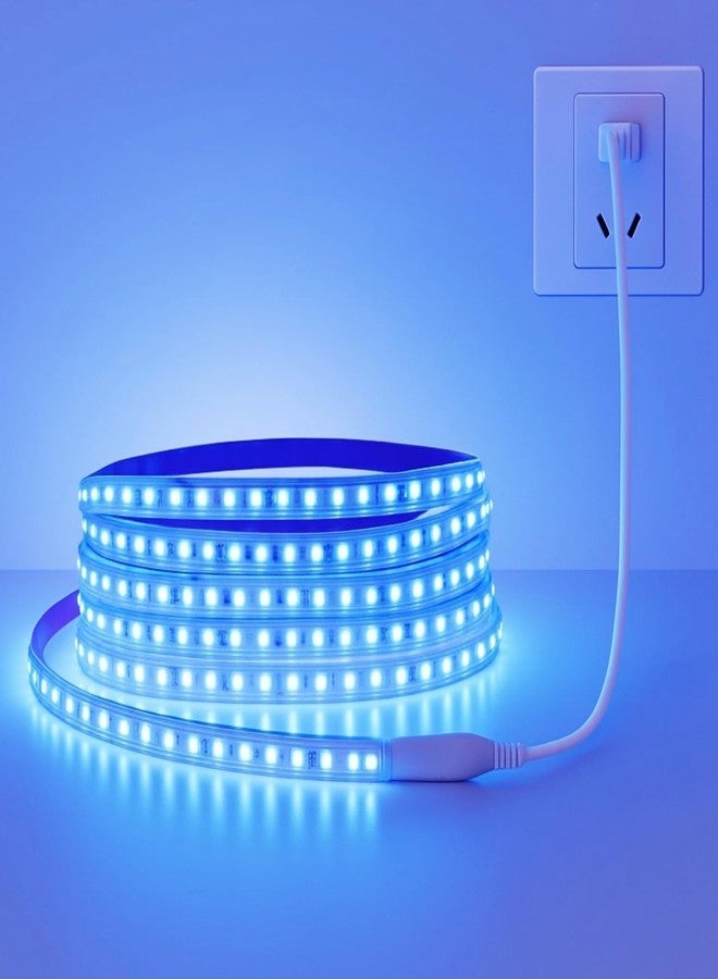 One94Store 8 Meter LED Rope Light for Decoration-Waterproof Decorative Lights, SMD Cove Cove Light for Ceiling LED Pipe Light for Home Décor Led Strip Lights for Diwali Decoration (Blue) - Image 1